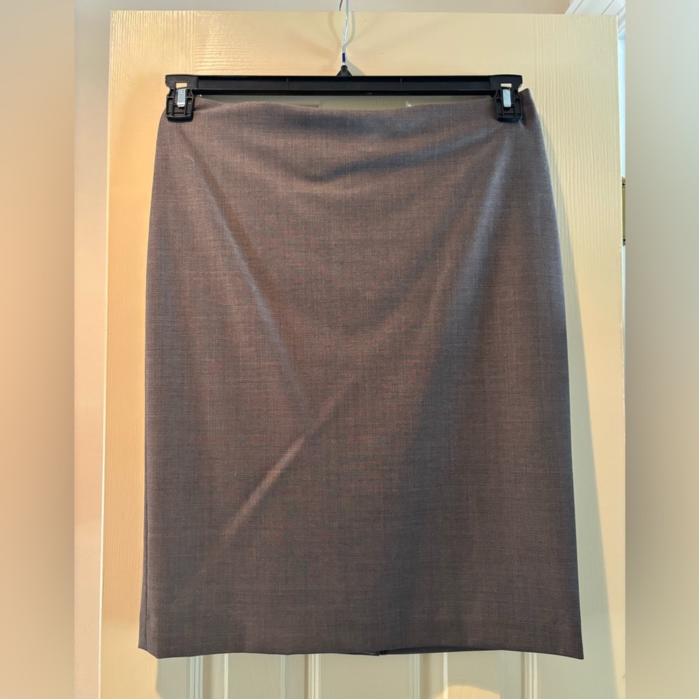 Talbots dark grey straight Skirt